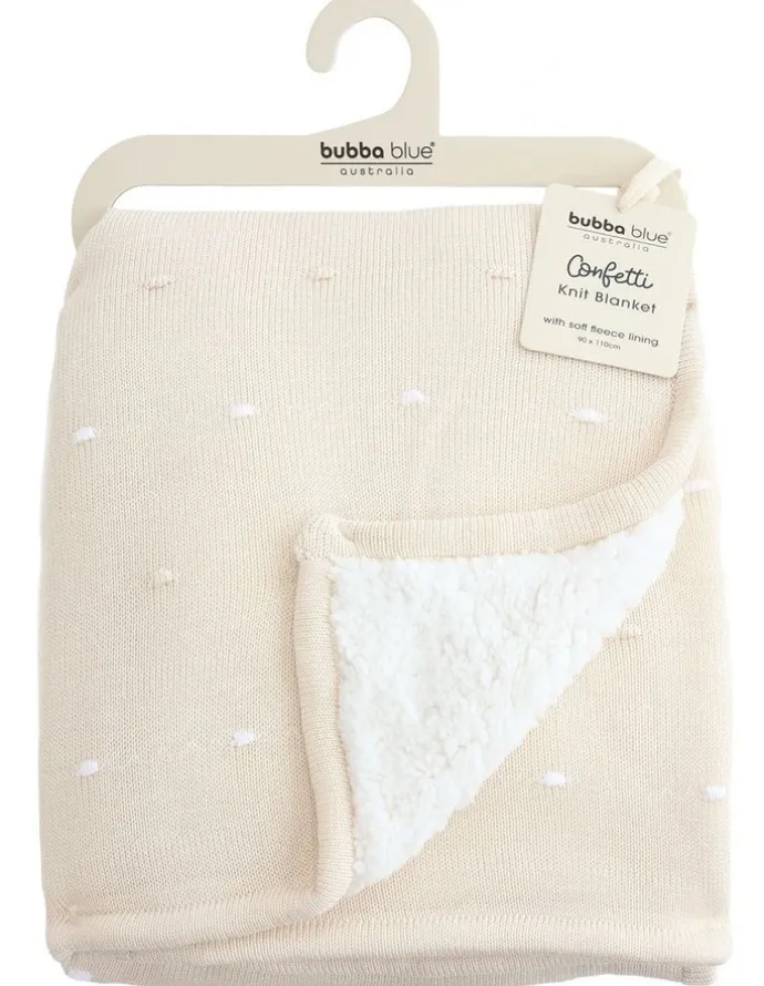 Bubba Blue Confetti Blanket in Sand