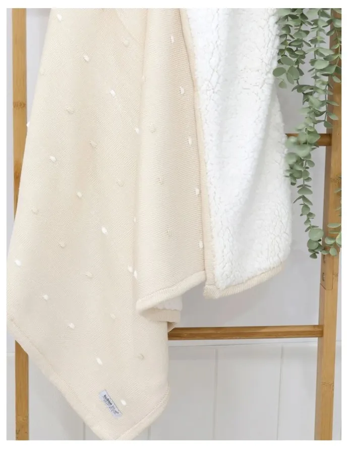 Bubba Blue Confetti Blanket in Sand