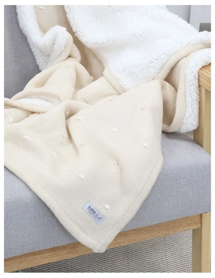 Bubba Blue Confetti Blanket in Sand