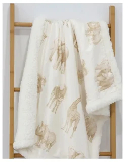 Bubba Blue Serengeti Cuddle Blanket in Nutmeg