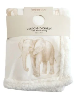 Bubba Blue Serengeti Cuddle Blanket in Nutmeg