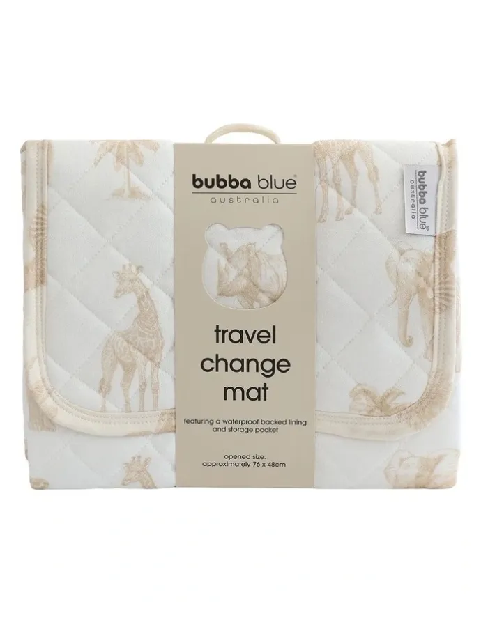Bubba Blue Serengeti Travel Change Mat in Beige
