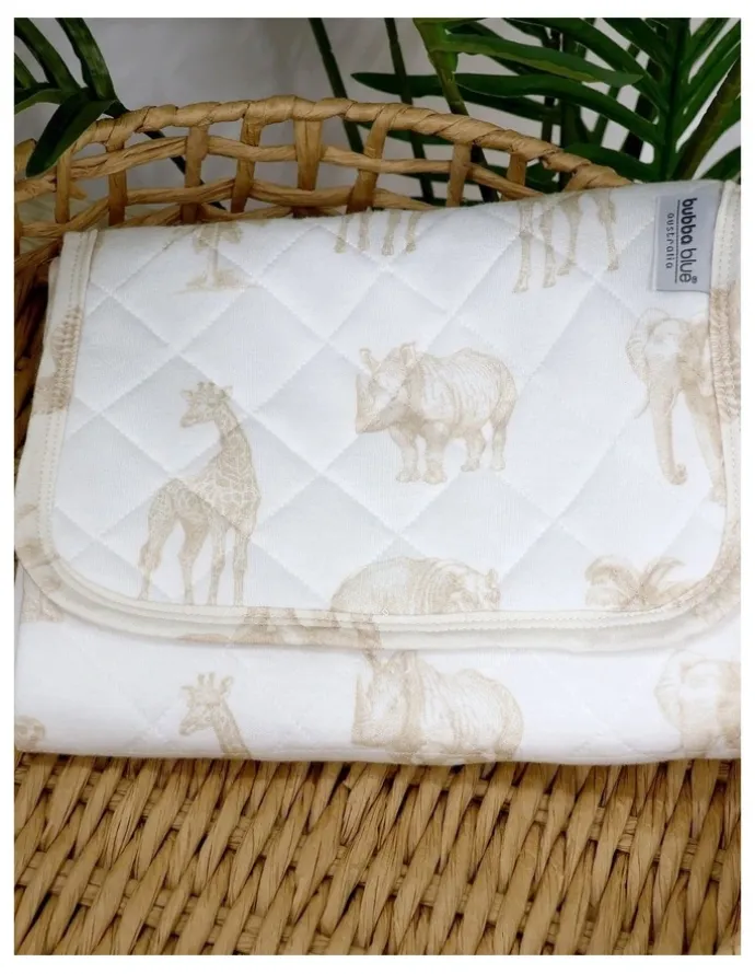 Bubba Blue Serengeti Travel Change Mat in Beige