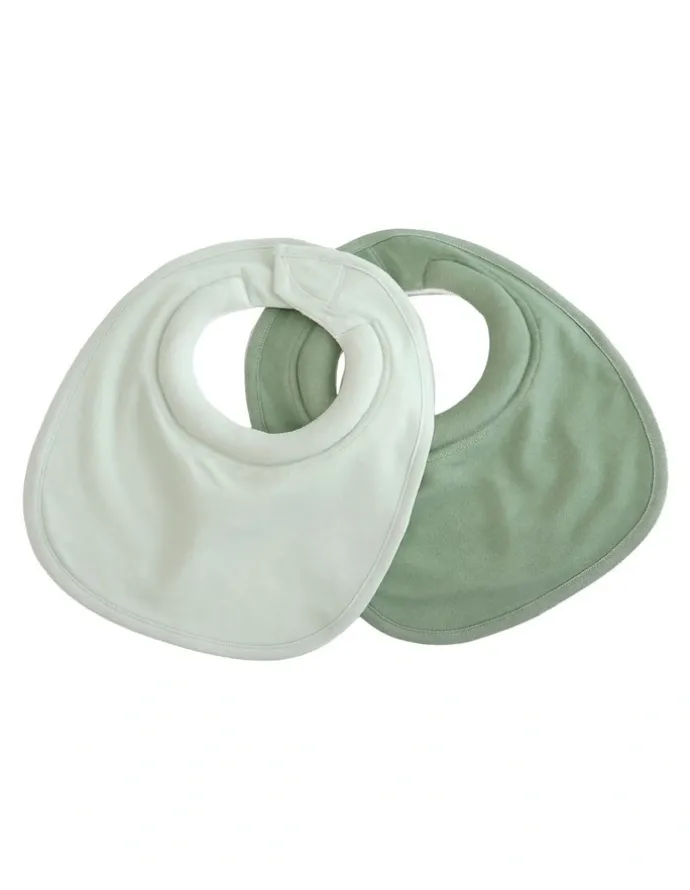 Bubba Blue Sundae Dribble Bibs 2 Pack in Greentea