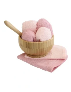 Bubba Blue Sundae Face Washers 6 Pack in Cupcake