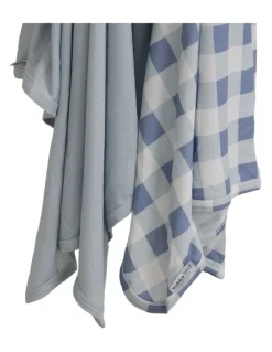 Bubba Blue Sundae Jersey Swaddle Wraps 2 Pack in Blueberry