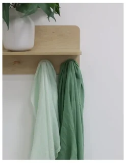 Bubba Blue Sundae Muslin Wraps Pack of 2 in Greentea