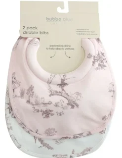 Bubba Blue Swan Lake Dribble Bibs 2 Pack in Multi