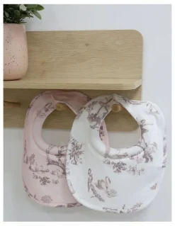 Bubba Blue Swan Lake Dribble Bibs 2 Pack in Multi