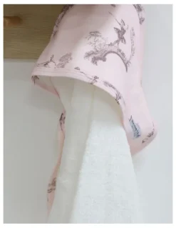 Bubba Blue Swan Lake Hooded Towel in Pink