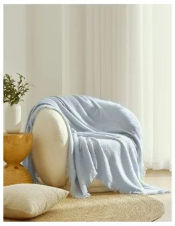 Cadence & Co. Amelie Super Soft Boucle Throw in Ginger