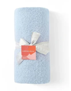 Cadence & Co. Amelie Super Soft Boucle Throw in Ginger