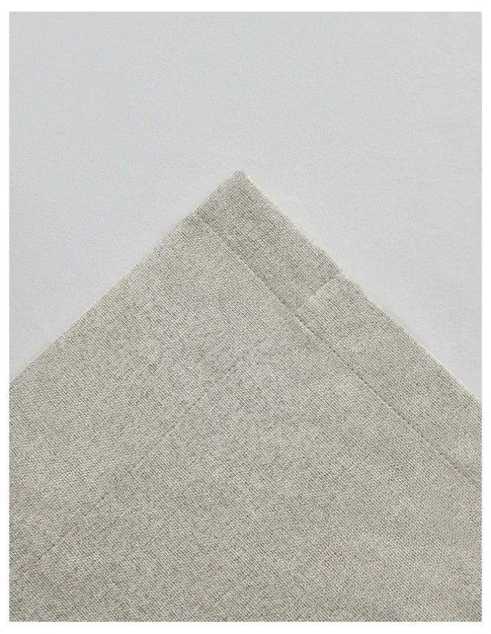 Cadence & Co. Bennett Faux Linen Blockout S-Fold Curtain in Natural