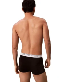 Calvin Klein Balance Cotton Stretch Trunks 3 Pack in Multi