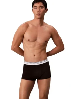 Calvin Klein Balance Cotton Stretch Trunks 3 Pack in Multi