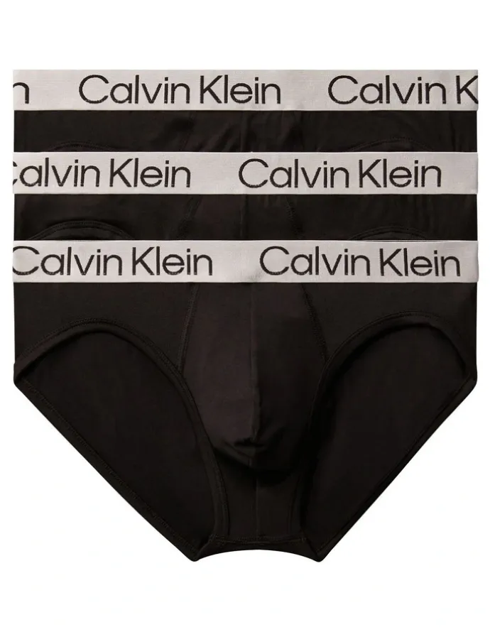 Calvin Klein Chromatic Briefs 3 Pack in Black
