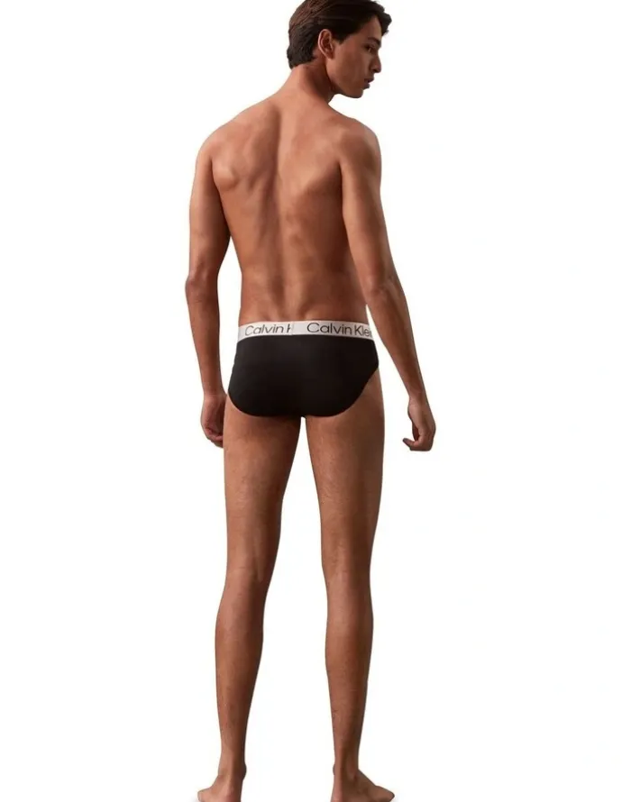 Calvin Klein Chromatic Briefs 3 Pack in Black