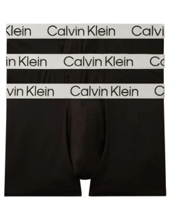Calvin Klein Chromatic Trunks 3 Pack in Black