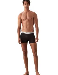 Calvin Klein Chromatic Trunks 3 Pack in Black