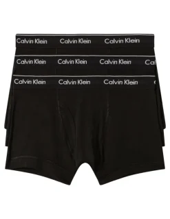 Calvin Klein Classics Cotton Trunks 3 Pack in Black