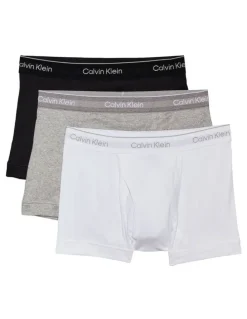Calvin Klein Cotton Classics Cotton Trunks 3 Pack in Multi