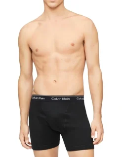Calvin Klein Cotton Classics Boxer Brief 3 Pack in Black