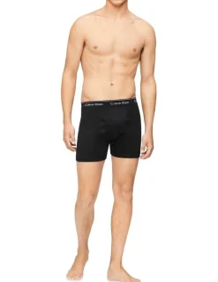 Calvin Klein Cotton Classics Boxer Brief 3 Pack in Black