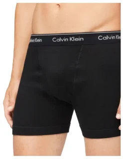 Calvin Klein Cotton Classics Boxer Brief 3 Pack in Black