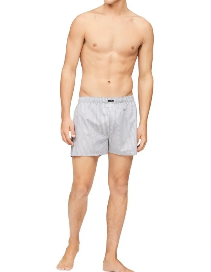 Calvin Klein Cotton Classics Woven Boxer 3 Pack in Multi