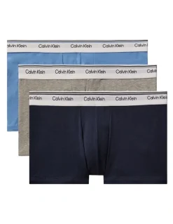 Calvin Klein Cotton Stretch Balance Trunks 3 Pack in Multi
