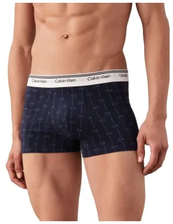 Calvin Klein Cotton Stretch Balance Trunks 3 Pack in Multi