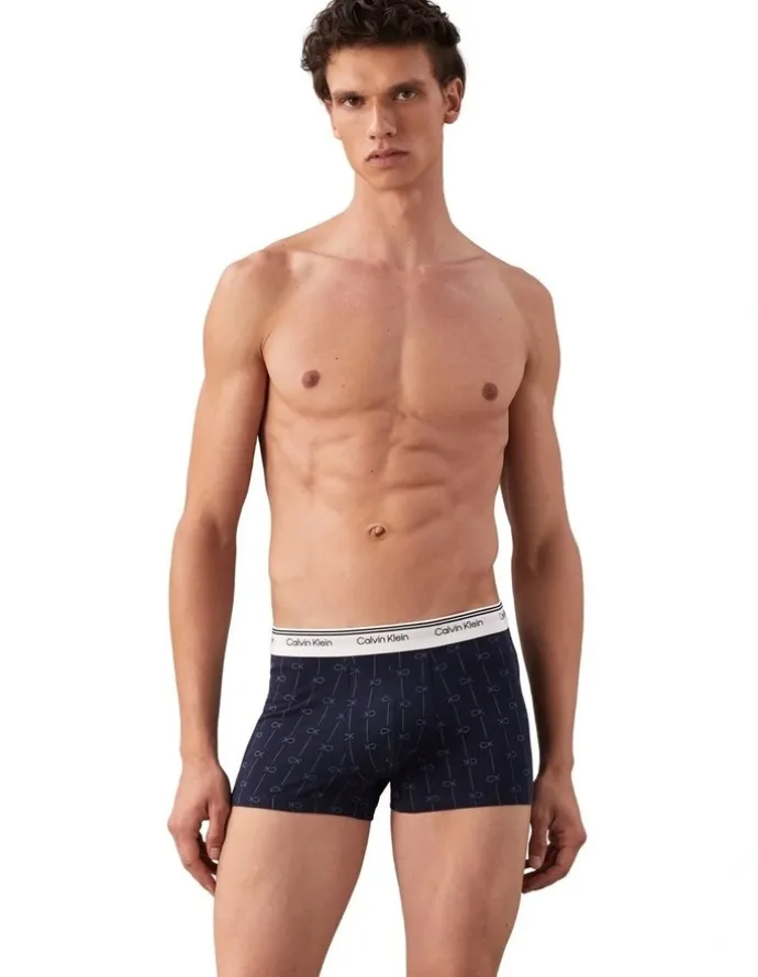 Calvin Klein Cotton Stretch Balance Trunks 3 Pack in Multi
