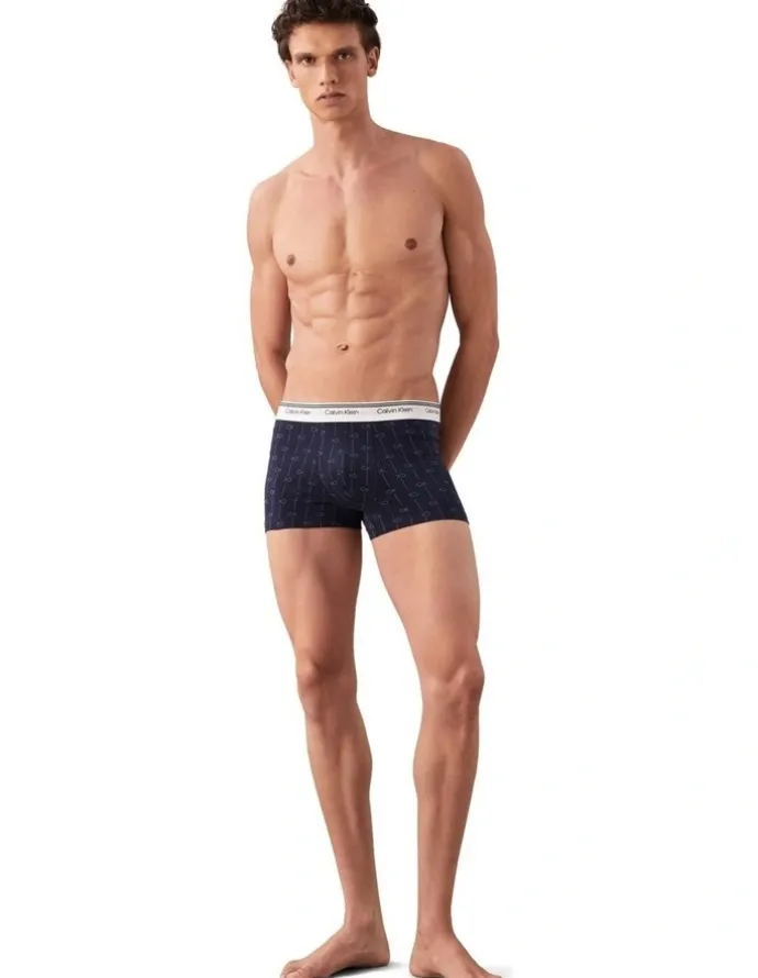 Calvin Klein Cotton Stretch Balance Trunks 3 Pack in Multi