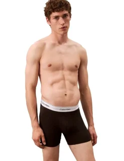 Calvin Klein Icon Cotton Boxer Briefs 3 Pack in Multi