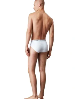 Calvin Klein Icon Cotton Hip Briefs 3 Pack in White