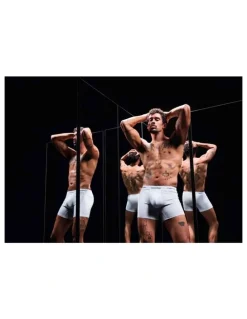 Calvin Klein Icon Cotton Low Rise Trunks 3 Pack in White
