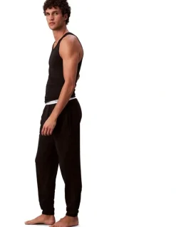 Calvin Klein Icon Cotton Stretch Sleep Jogger in Black
