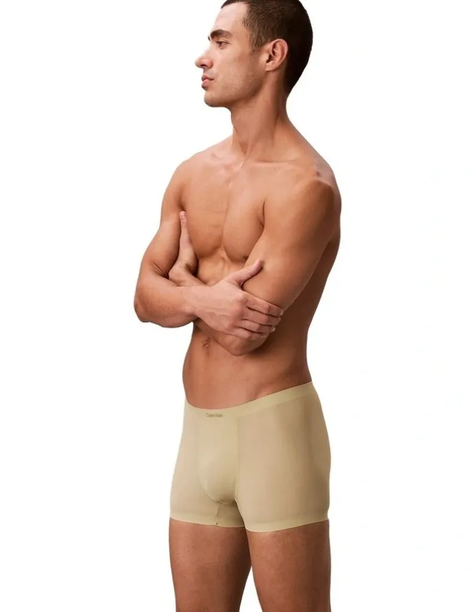 Calvin Klein Invisibles Trunks in Sage Green