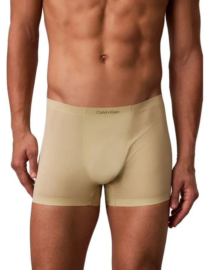 Calvin Klein Invisibles Trunks in Sage Green