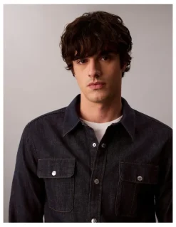 Calvin Klein Jeans Forever Raw Western Denim Shirt