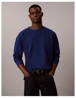 Calvin Klein Jeans Long Sleeve Oversized Monologo T-shirt