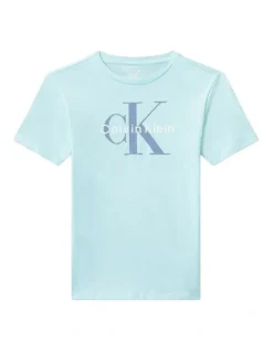 Calvin Klein Jeans Monologo Polo Shirt 8-16 Years in Plume