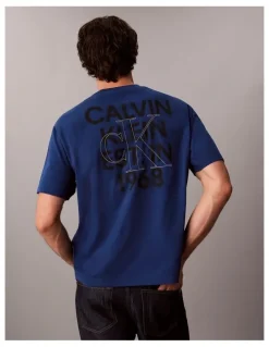 Calvin Klein Jeans Short Sleeve Oversized Overlay Back Graphic T-shirt