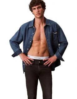 Calvin Klein Jeans Slim Taper Jean in Black