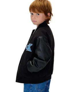 Calvin Klein Jeans Varsity Jacket (8-16 Years) in Black