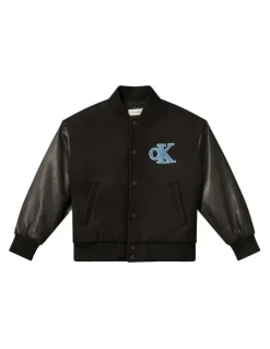 Calvin Klein Jeans Varsity Jacket (8-16 Years) in Black