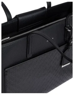 Calvin Klein Logo Tote Bag in Black