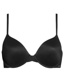 Calvin Klein Perfectly Fit Lightly Lined Full Coverage Bra in Black