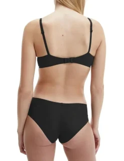 Calvin Klein Perfectly Fit Lightly Lined Full Coverage Bra in Black
