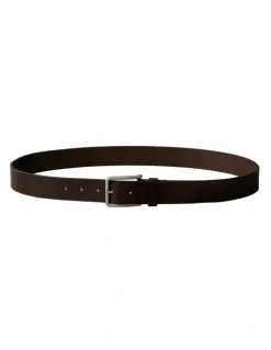 Calvin Klein Warmth Buckle Smooth Belt 35mm in Brown